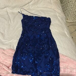 Windsor One Shoulder Homecoming/Prom Dress